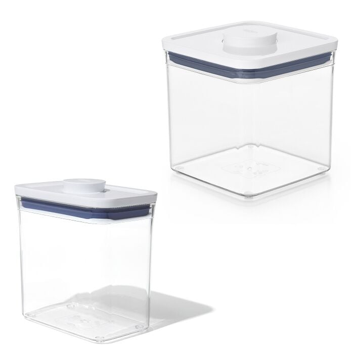 POP Container - Rectangle Short (1.7 Qt.) & POP Container - Big Square Short (2.8 Qt.) Bundle - US 4141