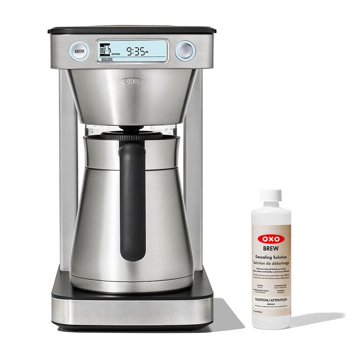 12-Cup Coffee Maker with Podless Single-Serve Function & Descaling Solution Bundle - US 5557