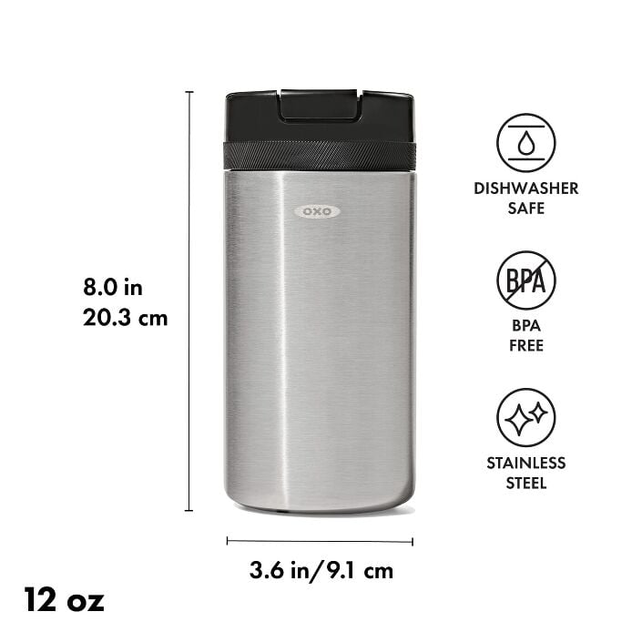 12oz Stainless Steel Coffee Storage Container - US 0797