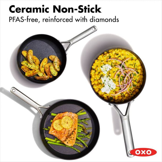 OXO Ceramic Professional Non-Stick 5-Piece Cookware Set - US 8806