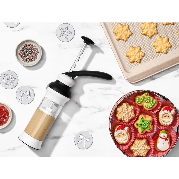 Holiday Cookie Press and Disk Set Bundle - US 5241