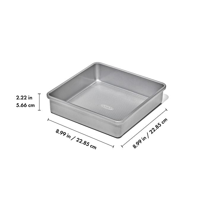 Nonstick Pro Clear Coated 9in Square Cake Pan - US 1458