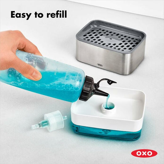Soap Dispensing Sponge Holder - US 7651