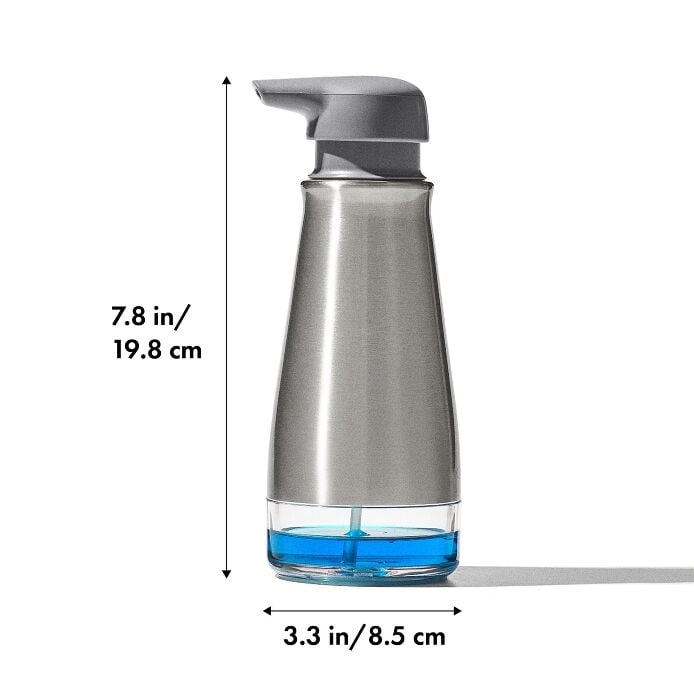 Stainless Steel Foaming Soap Dispenser - US 8594