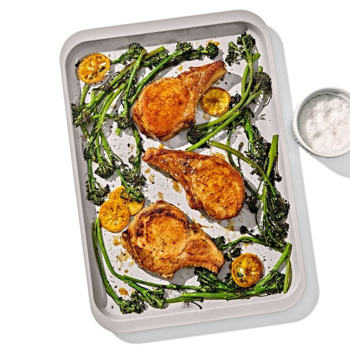 Non-Stick Pro Ceramic Coated Metal Bakeware Half Sheet Pan - Storm Blue - US 2379