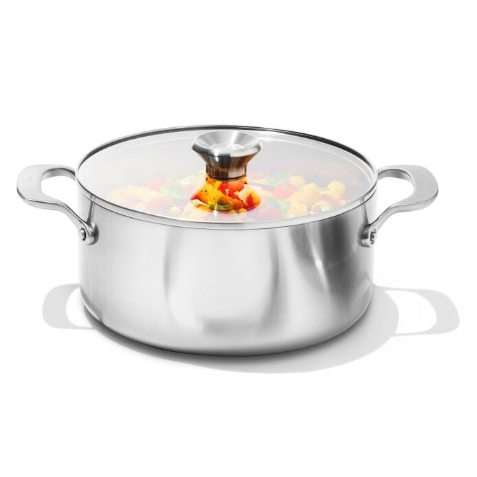 Stainless Steel Mira Series 5.2qt Casserole And Lid - US 6333