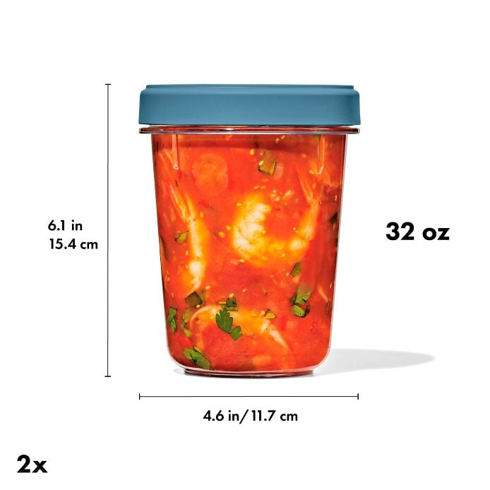 Twist & Stack Container (32 oz) – 2-Pack - US 1729