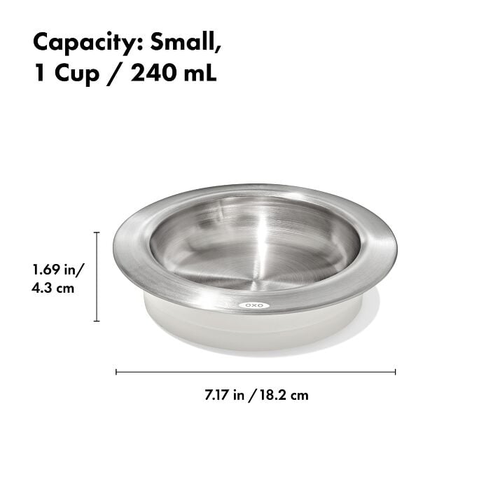 OXO Pet Nonslip Bowl - Small, 1 Cup / 240 mL - US 9343