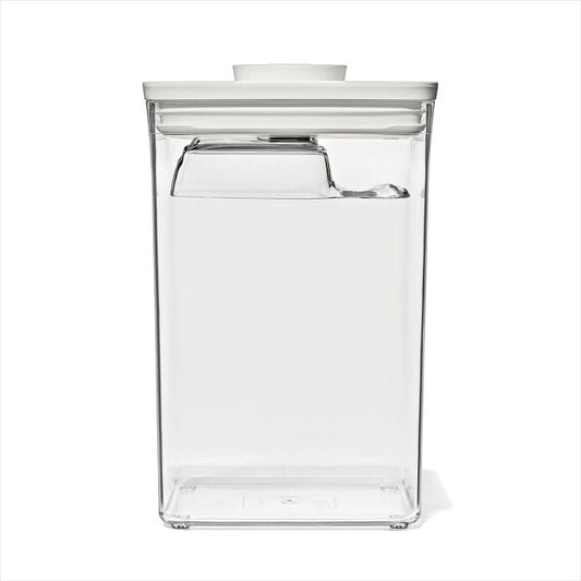 OXO Pet POP Container with Scoop — Big Square Medium — 4.4 Qt/4.2 L - US 3903