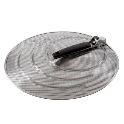 Splatter Screen With Folding Handle - US 5436