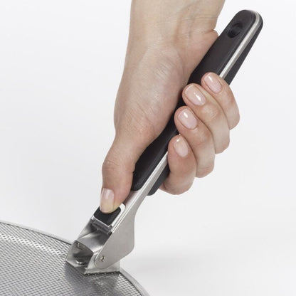 Splatter Screen With Folding Handle - US 5436