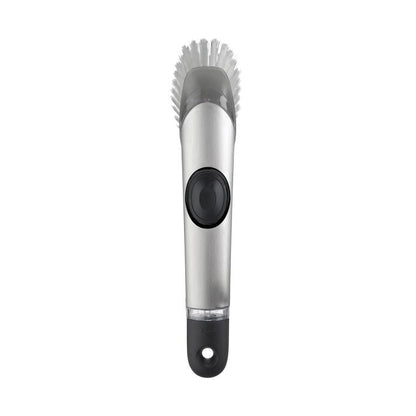 Steel Soap Dispensing Dish Brush - US 3318