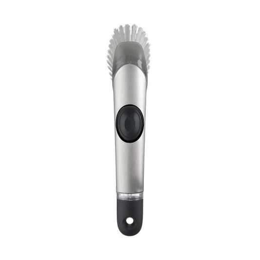 Steel Soap Dispensing Dish Brush - US 3318