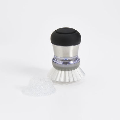 Steel Soap Dispensing Palm Brush - US 2688