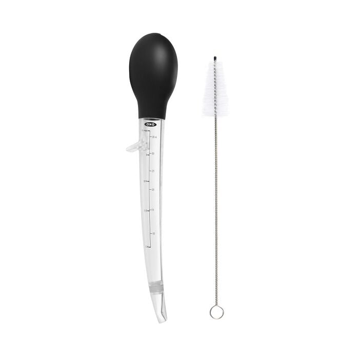 Angled Baster With Cleaning Brush - US 2486