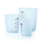 3 Piece Squeeze & Pour Silicone Measuring Cup Set - US 1860