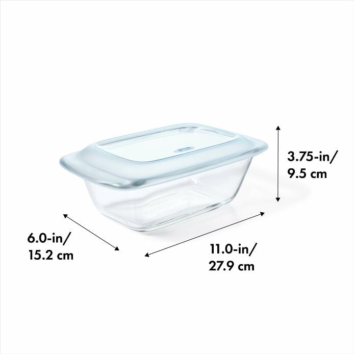 1.6 Qt Loaf Baking Dish with Lid - US 5380