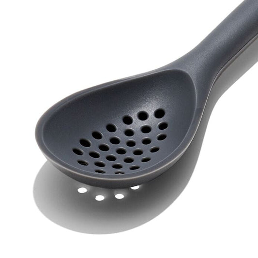OXO Good Grips Silicone Slotted Spoon - Peppercorn - US 2588