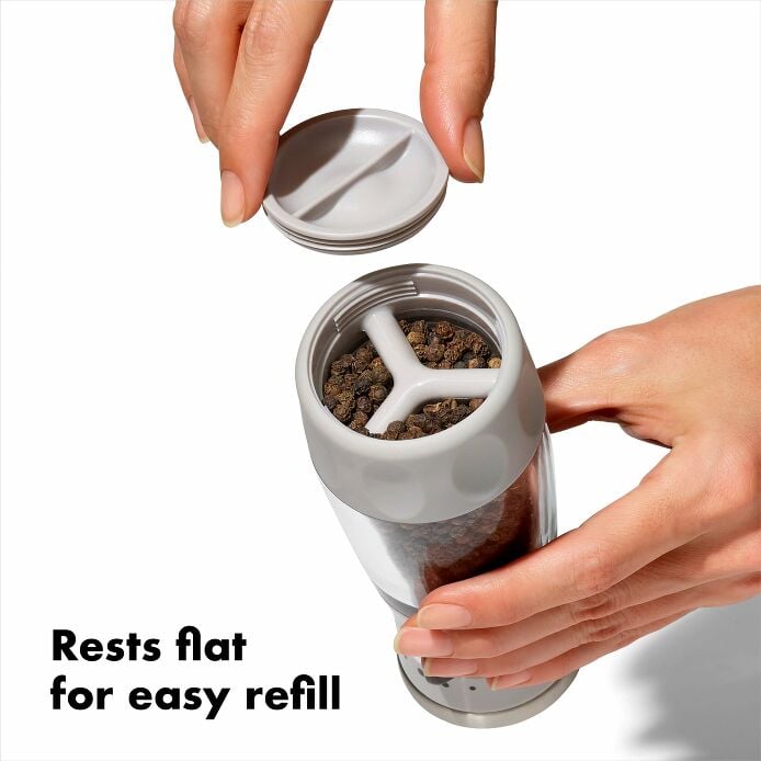 Contoured Mess-Free Pepper Grinder - US 2129