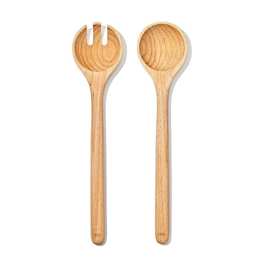 Beechwood Salad Servers – 2-Piece Set - US 9048