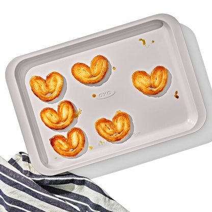 Non-Stick Pro Ceramic Coated Metal Bakeware 3Pc Set - Biscuit - US 6074
