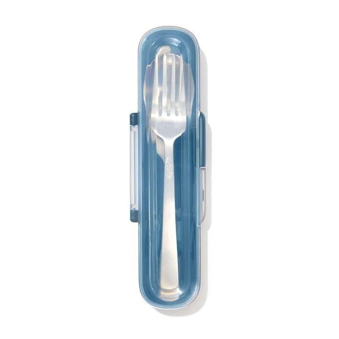 Prep & Go Stainless Steel Utensils With Case - Ocean Blue - US 9266