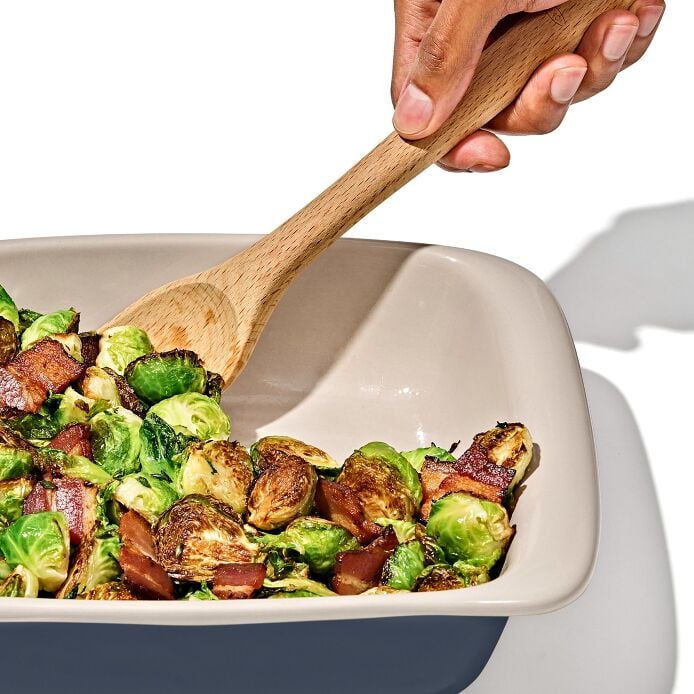 3 Qt Rectangular Stoneware Baking Dish - Storm Blue - US 5936