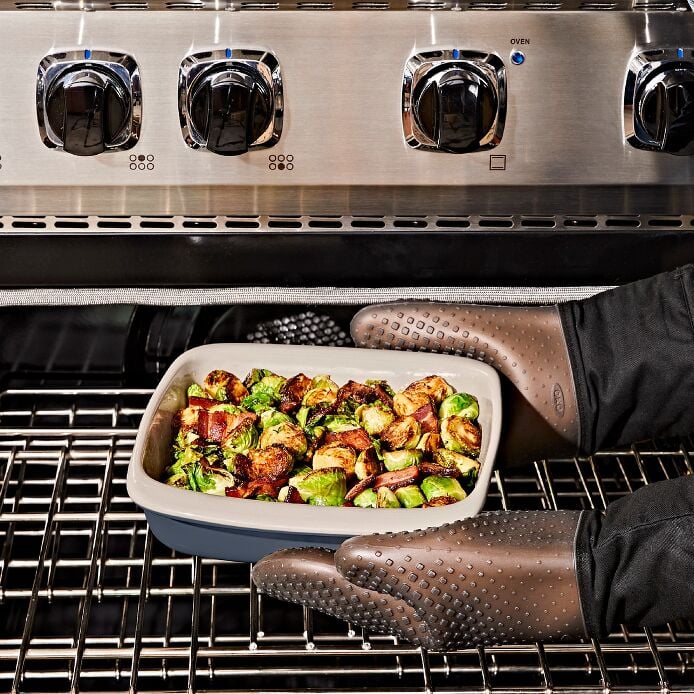 2 Qt Square Stoneware Baking Dish - Storm Blue - US 6466