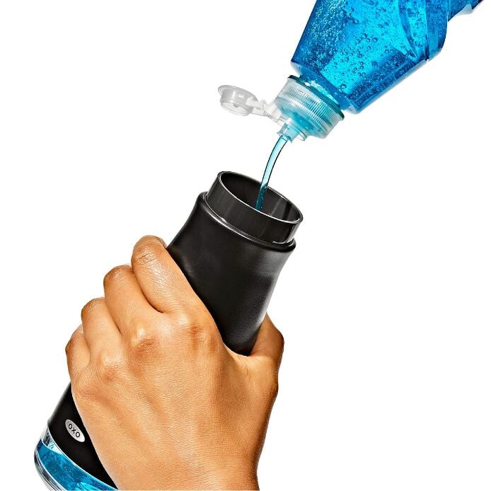 Stainless Steel Soap Dispenser - Black - US 7855