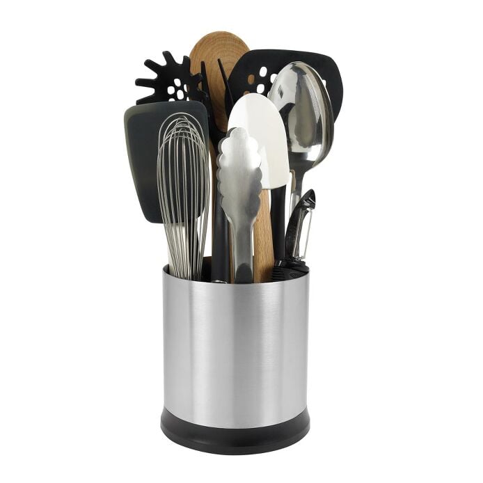 Stainless Steel Rotating Utensil Holder - US 6334
