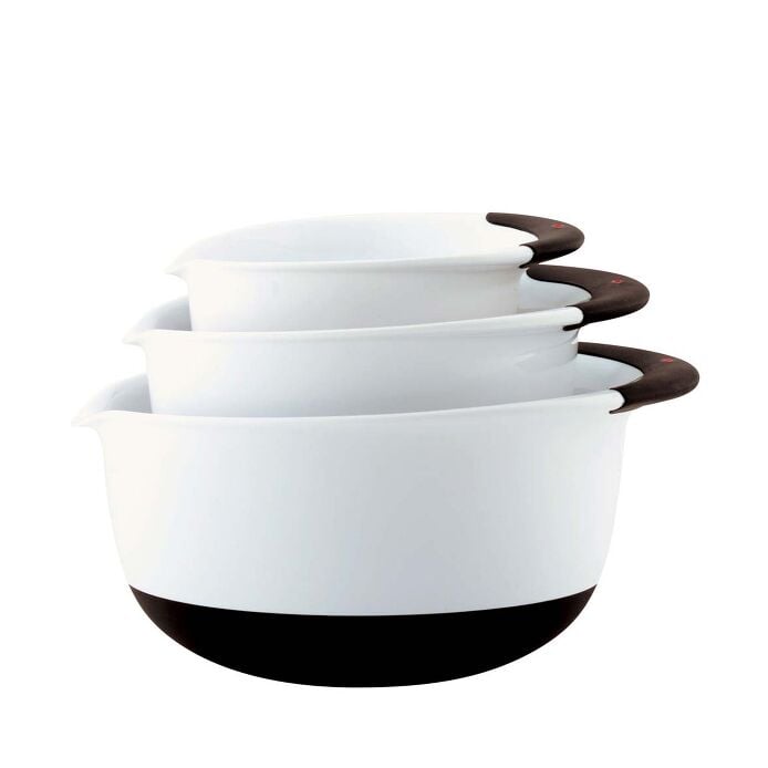 3-Piece Mixing Bowl Set - White - US 4246