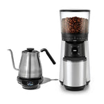 Adjustable Temperature Pour-Over Kettle & Conical Burr Coffee Grinder Bundle - US 1094