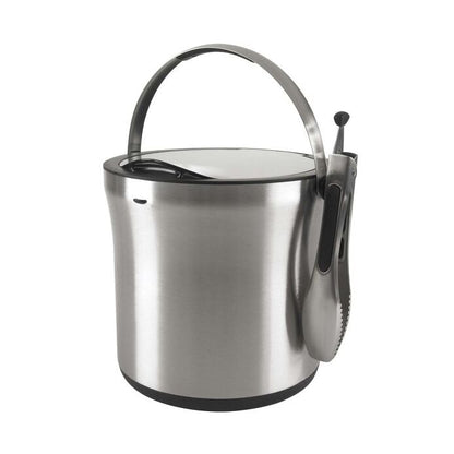 Steel Ice Bucket & Tong Set - US 7999
