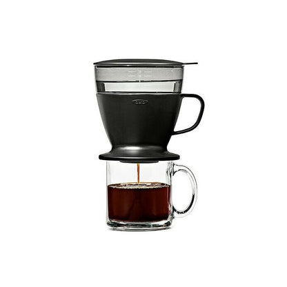 Pour Over Coffee Maker with Water Tank - Matte Black - US 2638