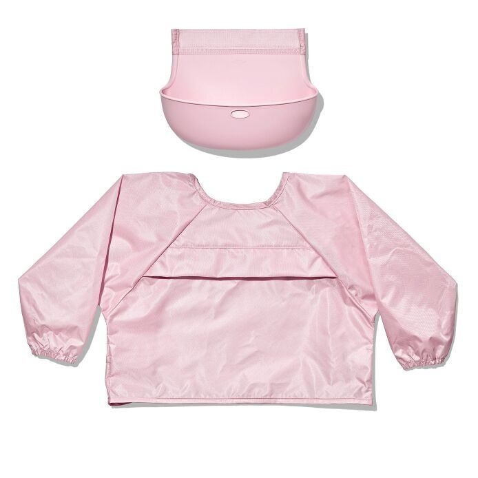 Sleeved Roll-Up Bib - Blossom - US 6939