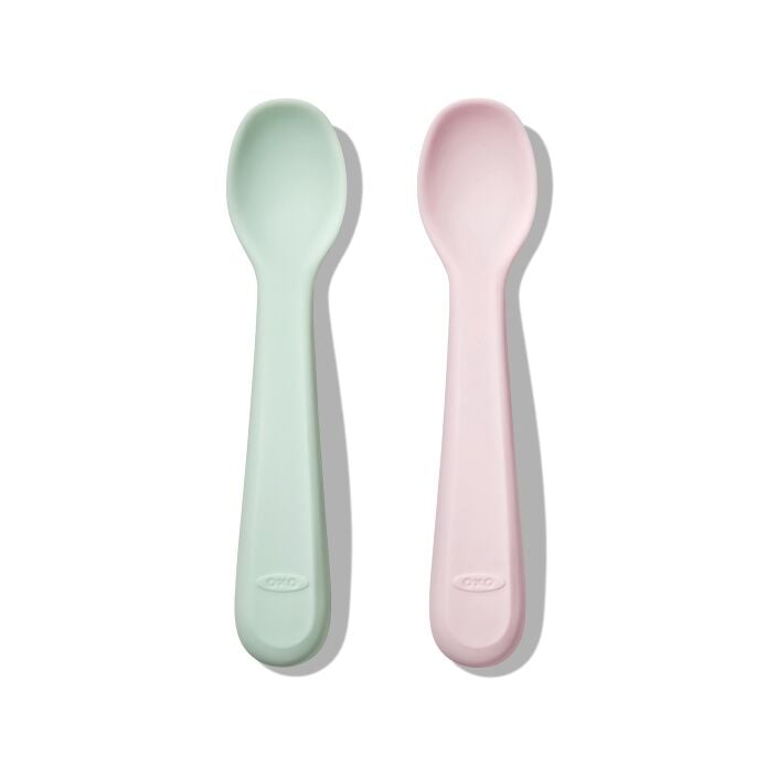 Silicone Spoon Set - 2 Pack - Opal & Blossom - US 2692
