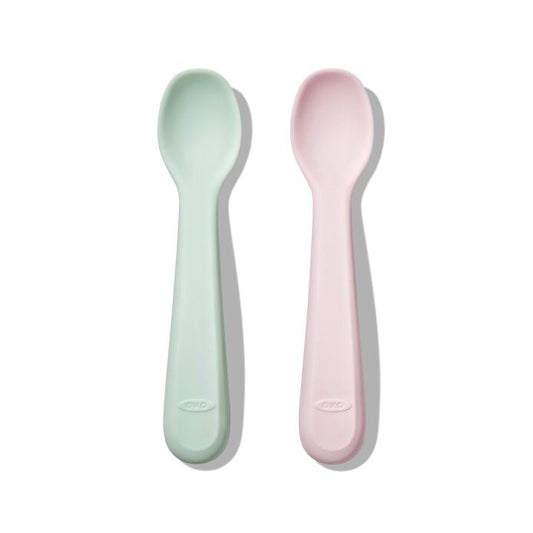 Silicone Spoon Set - 2 Pack - Opal & Blossom - US 2692