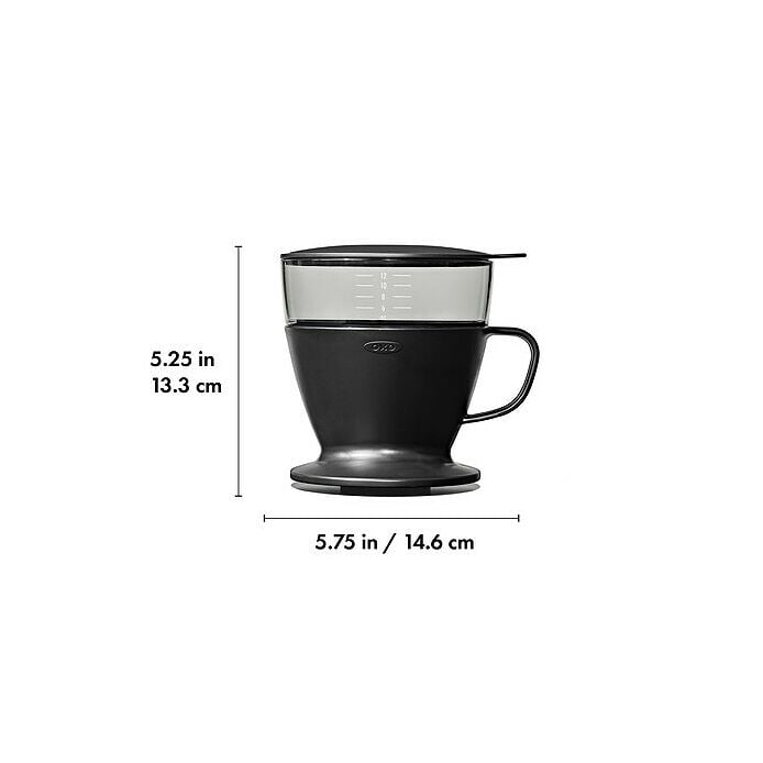 Pour Over Coffee Maker with Water Tank - Matte Black - US 2638
