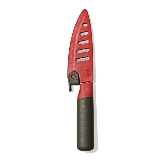 Paring Knife with Locking Sheath - US 6139