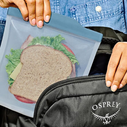 Silicone Reusable Bag Sandwich (28 oz) - Ocean Blue - US 8807
