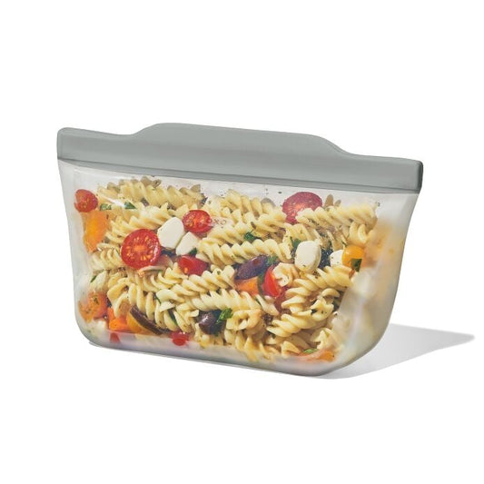 Silicone Reusable Bag Stand-Up Quart (32 oz) - Fog - US 2231