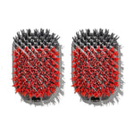 Outdoor Nylon Grill Brush Set of 2 Replacement Heads - US 6024