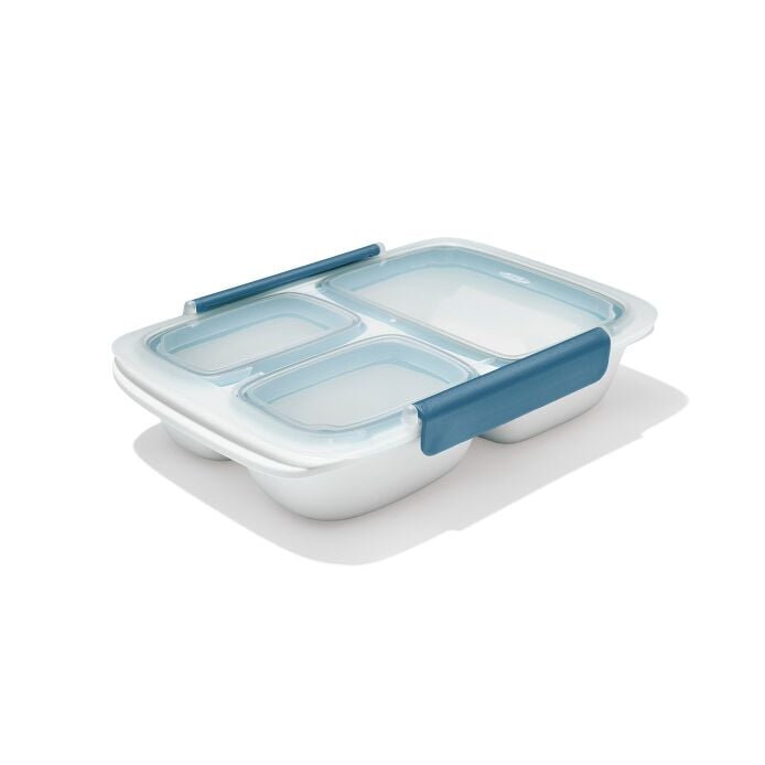 Prep & Go 4.1-Cup Divided Container - Ocean Blue - US 4262