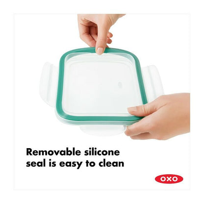 8 Piece Smart Seal Glass Round Container Set - US 9876
