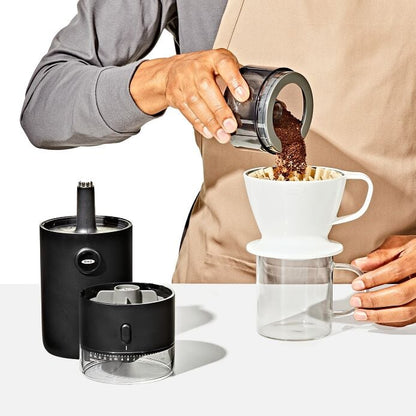 Compact Conical Burr Coffee Grinder - US 8416