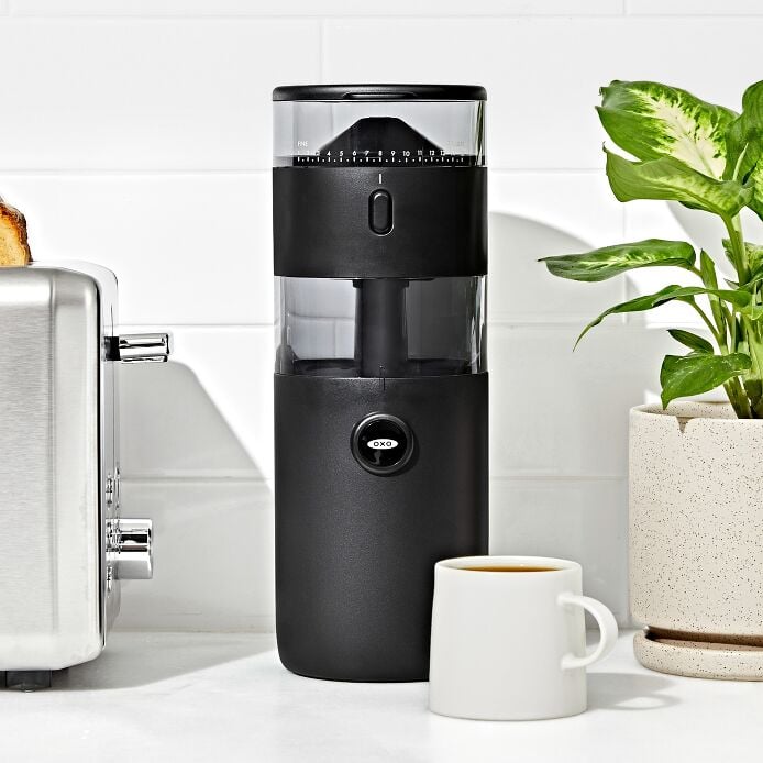 Compact Conical Burr Coffee Grinder - US 8416