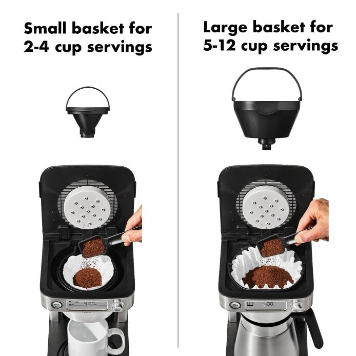 12-Cup Coffee Maker with Podless Single-Serve Function - US 0333