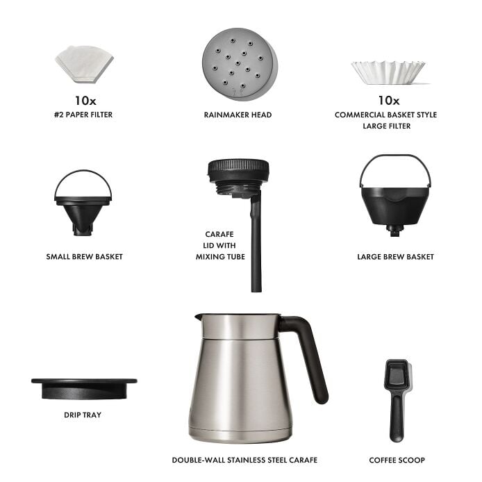 12-Cup Coffee Maker with Podless Single-Serve Function - US 0333