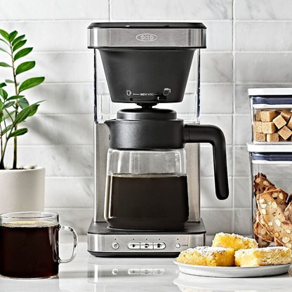 8-Cup Coffee Maker with Podless Single-Serve Function and Glass Carafe - US 1422