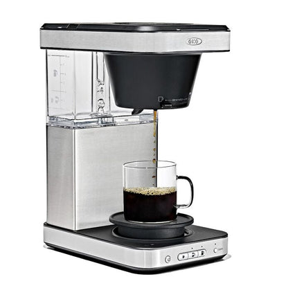 8-Cup Coffee Maker with Podless Single-Serve Function and Glass Carafe - US 1422
